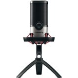 CHERRY UM 6.0 ADVANCED Noir, Argent Microphone de table Noir/Argent, Microphone de table, 24 bit, 96 kHz, 120 dB, Microphone cardioïde/omnidirectionnel, Avec fil