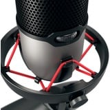 CHERRY UM 6.0 ADVANCED Noir, Argent Microphone de table Noir/Argent, Microphone de table, 24 bit, 96 kHz, 120 dB, Microphone cardioïde/omnidirectionnel, Avec fil