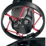 CHERRY UM 6.0 ADVANCED Noir, Argent Microphone de table Noir/Argent, Microphone de table, 24 bit, 96 kHz, 120 dB, Microphone cardioïde/omnidirectionnel, Avec fil