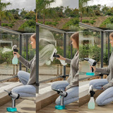 Cecotec Conga Rockstar 3700 Glass, Nettoyeur pour fenêtre Gris/Noir