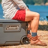 Coleman Convoy 65 QT à roulettes, Glacière Gris foncé