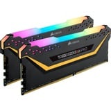 Corsair Vengeance CMW16GX4M2E3200C16-TUF module de mémoire 16 Go 2 x 8 Go DDR4 3200 MHz, Mémoire vive Noir, 16 Go, 2 x 8 Go, DDR4, 3200 MHz, 288-pin DIMM