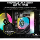 Corsair iCUE LINK H170i LCD Liquid CPU Cooler Reconditionné, Watercooling Noir