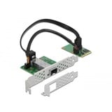 DeLOCK 95267 carte et adaptateur d'interfaces Interne SFP, Carte réseau Mini PCI Express, SFP, Hauteur totale / Demi-longueur