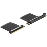 DeLOCK Carte Riser PCI E 4.0 x16>x16 Slot 90° avec câble 30cm, Carte de montage Noir