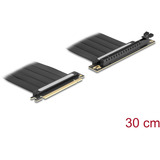 DeLOCK Carte Riser PCI E 4.0 x16>x16 Slot 90° avec câble 30cm, Carte de montage Noir