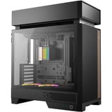 DeepCool CL6600 boîtier midi tower Noir/bois | 2x USB-A | 1x USB-C | RGB | Verre Trempé
