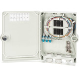 Digitus Boîtier de raccordement FTTH/FTTB, équipé, OS2, 12 fibres, Boîte de raccordement Gris