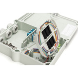 Digitus Boîtier de raccordement FTTH/FTTB, équipé, OS2, 12 fibres, Boîte de raccordement Gris