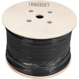 Digitus Câble souterrain Cat7 S/FTP, simplex Noir, 1000 m,