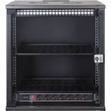 Digitus Kit réseau SOHO Pro 19" 540x400 mm (LxP), Armoire informatique Noir