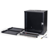 Digitus Kit réseau SOHO Pro 19" 540x400 mm (LxP), Armoire informatique Noir
