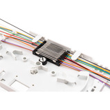 Digitus Protection de raccordement à sertir LWL, avec homologation télécom TS0338/96, Guide-câble Argent
