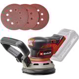 EINHELL Ponceuse excentrique professionnelle sans fil TP-RS 18/32 Li BL-Solo, 18 volts, Ponceuse orbitale Rouge/Noir