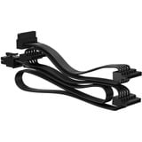 Fractal Design FD-A-PSC1-003 câble d'alimentation interne 0,85 m Noir, 0,85 m, SATA 6-pin, Femelle, Femelle, Droit, 90°