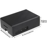 Inter-Tech ODS-739, boîtier Noir | Dissipateur passif | aluminium anodisé