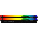Kingston FURY Beast RGB 64 Go DDR5-6000 (2x 32 Go) mémoire vive Noir, KF560C36BBEAK2-64, EXPO