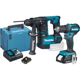 Makita Akku-Kombo-Kit DLX2454AJ, Marteau piqueur Bleu/Noir