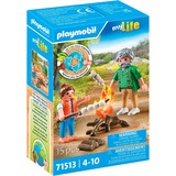 PLAYMOBIL City Life Feu de camp avec guimauves, Jouets de construction 