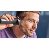 Philips 3000 series Tondeuse à cheveux, lames en inox Argent, lames en inox, Noir, Bleu, 0,5 mm, 2,3 cm, 4,1 cm, Acier inoxydable, AC/Batterie
