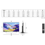 Philips 65PUS7061/12 65" 4K Ultra HD TV LED Noir