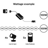 Philips Hue Alimentation basse tension Hue Outdoor 100 Watts, Bloc d'alimentation Noir