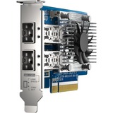 QNAP QXG-25G2SF-CX6 carte réseau Interne Fibre 25000 Mbit/s Interne, Avec fil, PCI Express, Fibre, 25000 Mbit/s