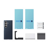 Samsung Coque Magnétique en Carbone, Housse smartphone Bleu foncé