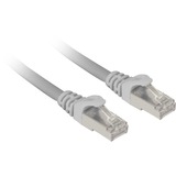 Sharkoon Câble de raccordement SFTP, RJ-45 Cat.7a Gris, 1 mètre, Câble brut