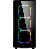 Sharkoon TG6 RGB Reconditionné boîtier midi tower Noir | 4x USB-A | RGB | Window