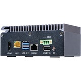 Shuttle Edge PC SPCEL03 , Intel Atom x6413E, 1x HDMI, 2x 2.5G LAN, 1x COM, DIO (4x in, 4x out), 3x USB, 2x M.2, 12-24V, fonctionnement permanent 24/7, -20-60°C, montage VESA & DIN-RAIL, Barebone Gris foncé, Intel Atom x6413E, 1x HDMI, 2x 2.5G LAN, 1x COM, DIO (4x in, 4x out), 3x USB, 2x M.2, 12-24V, fonctionnement permanent 24/7, -20-60°C, montage VESA & DIN-RAIL, 0,46L mini PC, Mini PC type barebone, Intel SoC, BGA 1493, DDR4-SDRAM, SATA