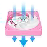 Thermaltake CT140 EX ARGB Sync PC Cooling Fan Pink ventilateurs de boîtier rose fuchsia, 3 pièces, 140 x 140 x 25 mm, PWM