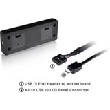 Thermaltake  LCD Screen Kit Black Tower 300 / Ceres 330, Display, Écran Noir