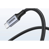 UGREEN 70427 câble USB USB 2.0 1 m USB C 0,48 Gbit/s 100 W Noir, Argent Noir, 1 m, USB C, USB C, USB 2.0, 0,48 Gbit/s, Noir, Argent