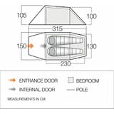 Vango TETXENON0000001, F10 Xenon UL 2, Tente Vert foncé