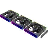 Xilence XPF360R.ARGB ventilateurs de boîtier Noir, 3 pièces, 125 x 120 x 25 mm, PWM