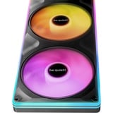 be quiet! Light Wings Pro IO 420mm Reverse ventilateurs de boîtier RGB  Noir, 3 pièces, 420 x 140 x 28 mm