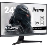 iiyama G-MASTER G2445HSU-B2 écran plat de PC 60,5 cm (23.8") 1920 x 1080 pixels Full HD LCD Noir Moniteur gaming  Noir (Mat), 60,5 cm (23.8"), 1920 x 1080 pixels, Full HD, LCD, 1 ms, Noir