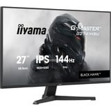 iiyama G-MASTER G2741HSU-B1 écran plat de PC 68,6 cm (27") 1920 x 1080 pixels Full HD Noir Moniteur gaming Noir (Mat), 1x DisplayPort, 1x HDMI, 2x USB-A, 144 Hz, 68,6 cm (27"), 1920 x 1080 pixels, Full HD, Noir