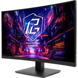 ASRock PG27QRT1B 27" Moniteur gaming incurvé Noir, 1x DisplayPort, 2x HDMI, 180 Hz