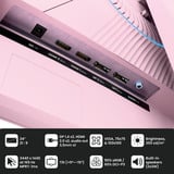 Arozzi Nova 34T2K165 34" Moniteur UltraWide gaming incurvé rose fuchsia, 2x DisplayPort, 2x HDMI, 165 Hz