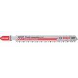 Bosch 2 608 900 566 Lame de scie sauteuse, à chantourner et sabre Lames de scie sauteuse Carbone 3 pièce(s) Lames de scie sauteuse, Plastique, Carbone, Gris, 3,3 mm, 6,5 cm