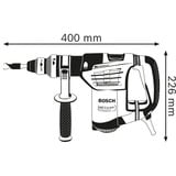 Bosch GBH 4-32 DFR-Set 900 W 760 tr/min, Marteau piqueur Bleu, 3,2 cm, 760 tr/min, 5 J, 3600 bpm, 14 - 25 mm, 1,3 cm