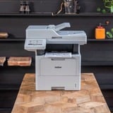 Brother MFC-L6710DW imprimante multifonction Laser A4 1200 x 1200 DPI 50 ppm Wifi Gris, Laser, Impression mono, 1200 x 1200 DPI, Copie simple, A4, Blanc