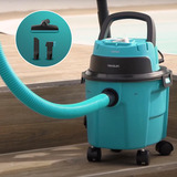 Cecotec Conga Rockstar Wet & Dry Compact Garden, Aspirateur sec/humide Turquoise/Noir