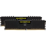 Corsair 16 Go DDR4-3600 Kit, Mémoire vive Noir, CMK16GX4M2Z3600C18, Vengeance LPX, XMP, AMD Ryzen Optimisé