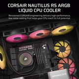 Corsair NAUTILUS 360 RS ARGB Reconditionné, Watercooling Noir