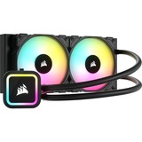 Corsair Refroidisseur de liquide pour CPU H100x RGB ELITE, Watercooling Noir, 4-pins PWM fan-connector