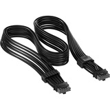 Corsair ThermalProtect PCIe 5.1 600W 12V-2x6 , Câble Noir, PCIe 5.1, 600W