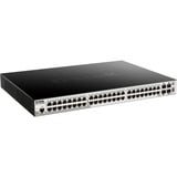 D-Link DGS-1510-52XMP Géré L3 Gigabit Ethernet (10/100/1000) Connexion Ethernet, supportant l'alimentation via ce port (PoE) Noir, Switch Géré, L3, Gigabit Ethernet (10/100/1000), Full duplex, Connexion Ethernet, supportant l'alimentation via ce port (PoE), Grille de montage